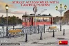 MiniArt Street Accessories With Lamps & Clocks – 1:35 dioráma-kiegészítő