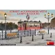 MiniArt Street Accessories With Lamps & Clocks – 1:35 dioráma-kiegészítő