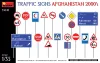 MiniArt Traffic Signs. Afghanistan 2000's – 1:35 dioráma-kiegészítő