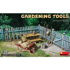 MiniArt Gardening Tools – 1:35 dioráma-kiegészítő