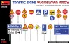 MiniArt Traffic Signs. Yugoslavia 1990's – 1:35 dioráma-kiegészítő