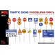 MiniArt Traffic Signs. Yugoslavia 1990's – 1:35 dioráma-kiegészítő