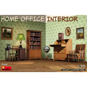 MiniArt Home Office Interior – 1:35 dioráma-kiegészítő