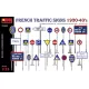 MiniArt French Traffic Signs 1930-40’s – 1:35 dioráma-kiegészítő