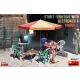 MiniArt Street Furniture With Electronics & Umbrella – 1:35 dioráma-kiegészítő