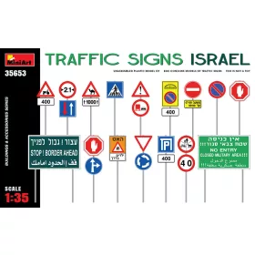   MiniArt Traffic Signs. Israel – 1:35 dioráma-kiegészítő