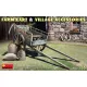 MiniArt Farm Cart with Village Accessories – 1:35 dioráma-kiegészítő