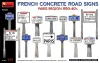 MiniArt French Concrete Road Signs 1930-40's. Paris Region – 1:35 dioráma-kiegészítő