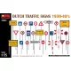 MiniArt Dutch Traffic Signs 1930-40’s – 1:35 dioráma-kiegészítő