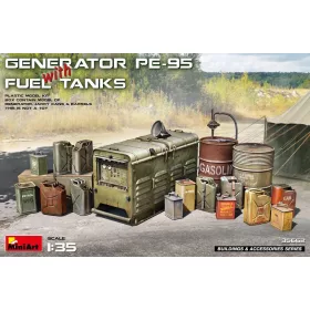   MiniArt Generator PE-95 with Fuel Tanks – 1:35 dioráma-kiegészítő