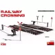 MiniArt Railway Crossing – 1:35 dioráma-kiegészítő