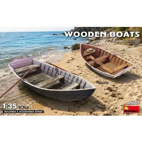 MiniArt Wooden Boats – 1:35 hajó makett