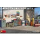 MiniArt Garage Workshop Set  #2 – 1:35 dioráma-kiegészítő