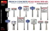 MiniArt French Concrete Road Signs 1930-40's. Normandy – 1:35 dioráma-kiegészítő
