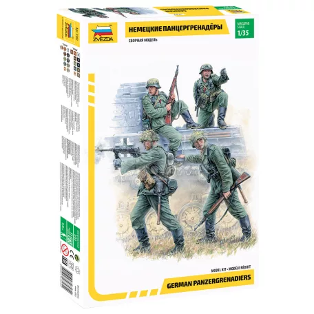 Zvezda German Panzergrenadiers makett 1:35 (3582Z)