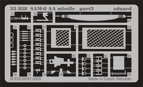 Eduard Accessories SAM-6 Antiaircraft Missile für Trumpeter-Bausatz - SAM-6 légvédelmi rakéta – fegyverzetkiegészítő
