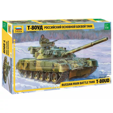 Zvezda T-80UD Russian Main Battle Tank makett 1:35(3591Z)