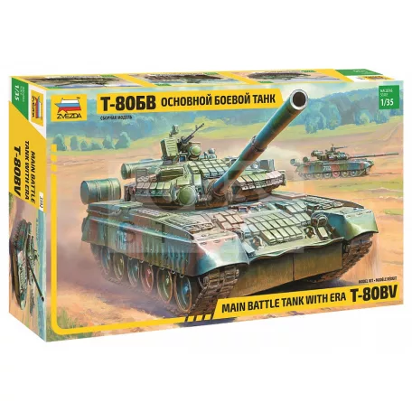Zvezda T-80BV Russian Main Battle Tank makett 1:35 (3592Z)
