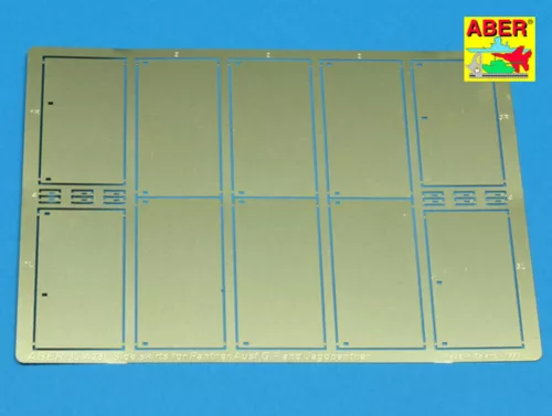 Aber Models Side skirts for Panther Ausf.G, Jagdpanther - oldalpáncél-kötények