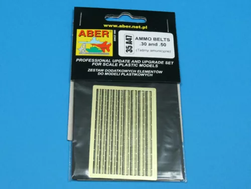 Aber Models Ammo belts .30 and .50 - .30 és .50 kaliberű lőszerhevederek