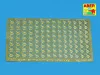 Aber Models Bottom plates to German 88 & 75 mm Ammo - német 88 és 75 mm-es lőszer – fenéklemez-készlet
