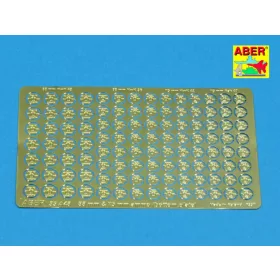   Aber Models Bottom plates to German 88 & 75 mm Ammo - német 88 és 75 mm-es lőszer – fenéklemez-készlet