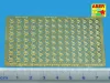 Aber Models Bottom plates to German 88 & 75 mm Ammo - német 88 és 75 mm-es lőszer – fenéklemez-készlet