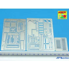   Aber Models Engine upper deck for Sd.Kfz.234 - motortér felső fedél