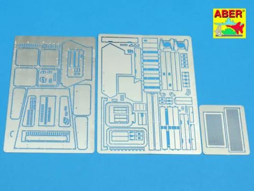 Aber Models Engine upper deck for Sd.Kfz.234 - motortér felső fedél