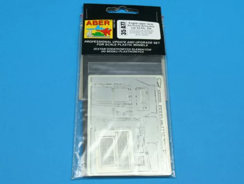 Aber Models Engine upper deck for Sd.Kfz.234 - motortér felső fedél