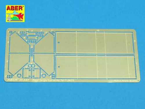 Aber Models Rear large fuel tanks for T-34/76 - T-34/76 – hátsó nagy üzemanyagtartályok