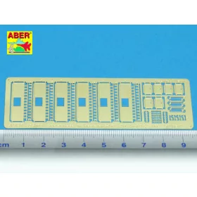  Aber Models Side stowage bins doors for Sd.Kfz. 251. Ausf D & Sd.Kfz. 251 - oldalsó tárolóládák ajtói