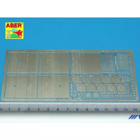   Aber Models Side fuel tanks for Soviet Tanks KV type - szovjet KV harckocsik – oldalsó üzemanyagtartályok