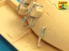 Aber Models Mounts for additional ammunition boxes used on Soviet tanka like: T-54; T-55 or T-62 - T-54 / T-55 / T-62 – kiegészítő lőszerládák tartói