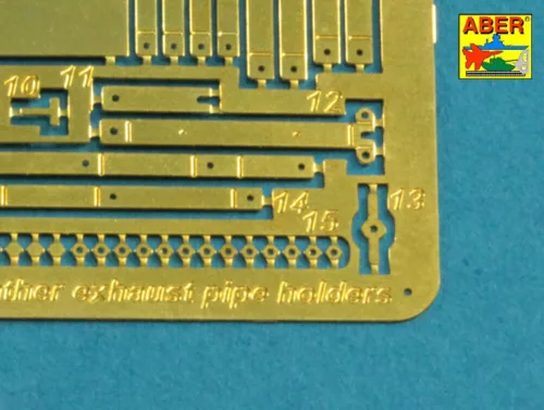 Aber Models Exhaust holders for Panther D; A & G early, Jagdpanther G1 & G2 early - kipufogórögzítők