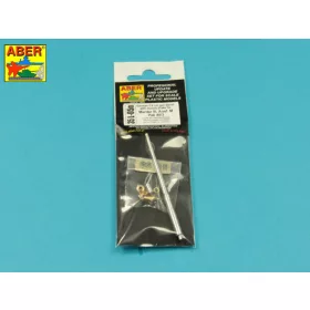   Aber Models Pak 40/3 barrel with muzzle brake Marder III M - Pak 40/3 lövegcső – csőszájfék