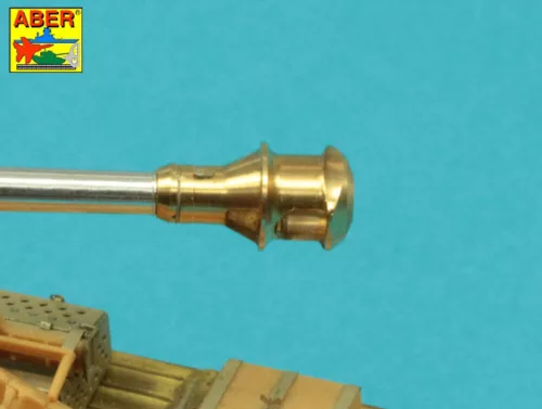 Aber Models Pak 40/3 barrel with muzzle brake Marder III M - Pak 40/3 lövegcső – csőszájfék