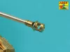 Aber Models Pak 40/3 barrel with muzzle brake Marder III M - Pak 40/3 lövegcső – csőszájfék