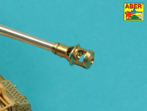 Aber Models Pak 40/3 barrel with muzzle brake Marder III M - Pak 40/3 lövegcső – csőszájfék