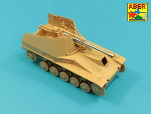 Aber Models German 105mm LeFH 18M/2 L/28 Barrel (Wespe Sd.Kfz.124) - német 105 mm-es LeFH 18M/2 L/28 lövegcső (Wespe Sd.Kfz.124)