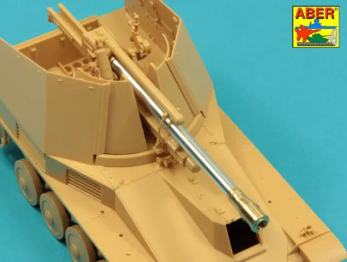 Aber Models German 105mm LeFH 18M/2 L/28 Barrel (Wespe Sd.Kfz.124) - német 105 mm-es LeFH 18M/2 L/28 lövegcső (Wespe Sd.Kfz.124)