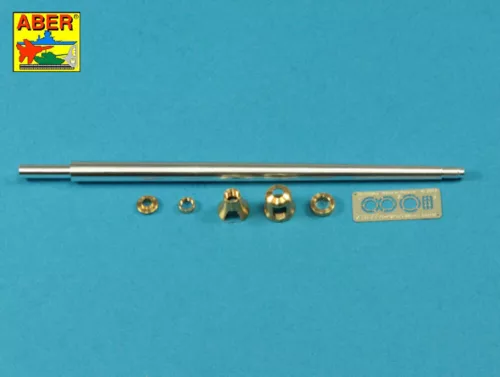 Aber Models German 88mm Kwk 43/2 L/71 Tiger B Porsche-Turm Early Barrel - német 88 mm-es Kwk 43/2 L/71 Tiger B Porsche-Turm korai lövegcső