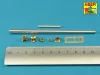 Aber Models German 88 mm Pak 43/1 L/71Barrel for Ferdinand & Elefant - német 88 mm-es Pak 43/1 L/71 lövegcső – Ferdinand és Elefant páncélvadászokhoz