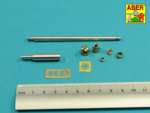 Aber Models német 88 mm-es KwK 43/3 L/71 lövegcső – késői Porsche és korai sorozatgyártású Tiger II toronyhoz, valamint középső Jagdpantherhez