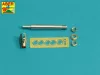Aber Models German 105mm leFH 18L/28 Barrel for StuH42G -(Late model) - német 105 mm-es leFH 18L/28 lövegcső