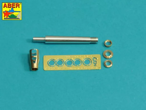 Aber Models German 105mm leFH 18L/28 Barrel for StuH42G -(Late model) - német 105 mm-es leFH 18L/28 lövegcső