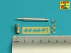 Aber Models German 105mm leFH 18L/28 Barrel for StuH42G -(Late model) - német 105 mm-es leFH 18L/28 lövegcső