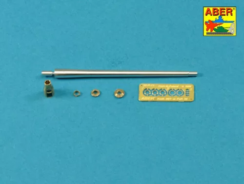 Aber Models German 50mm KwK39/1 L/60 Barrelfor Sd.Kfz.234/2 PUMA - német 50 mm-es KwK 39/1 L/60 lövegcső – Sd.Kfz. 234/2 Puma járműhöz