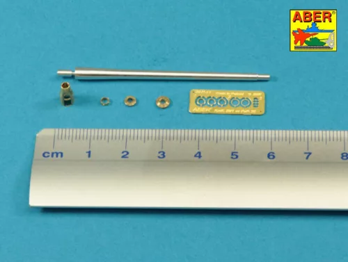 Aber Models German 50mm KwK39/1 L/60 Barrelfor Sd.Kfz.234/2 PUMA - német 50 mm-es KwK 39/1 L/60 lövegcső – Sd.Kfz. 234/2 Puma járműhöz