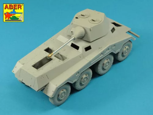 Aber Models German 50mm KwK39/1 L/60 Barrelfor Sd.Kfz.234/2 PUMA - német 50 mm-es KwK 39/1 L/60 lövegcső – Sd.Kfz. 234/2 Puma járműhöz